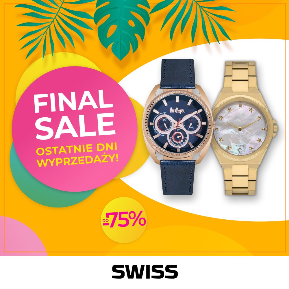 Final Sale w butikach SWISS!