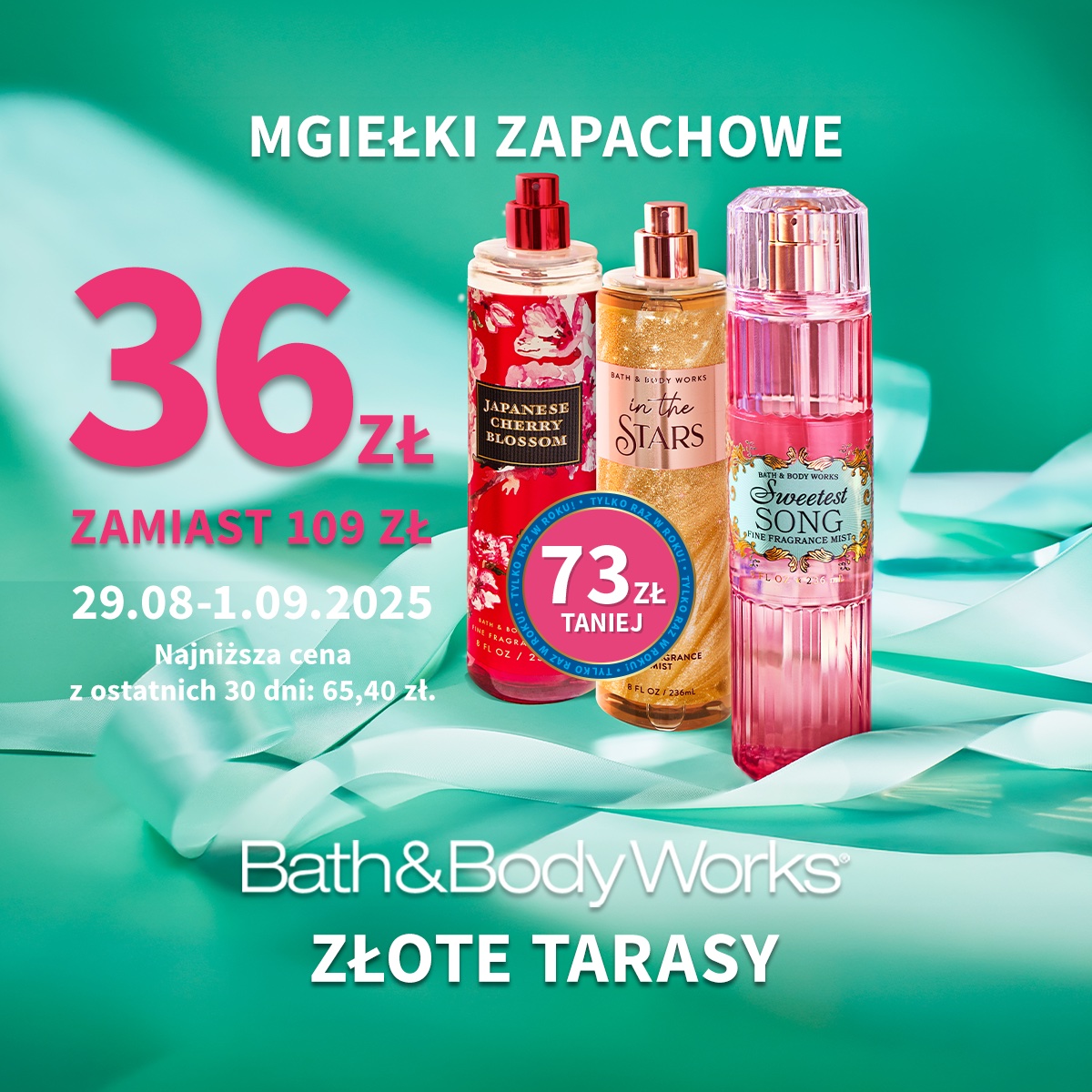 Mgiełki zapachowe 36 zł – najniższa cena w roku