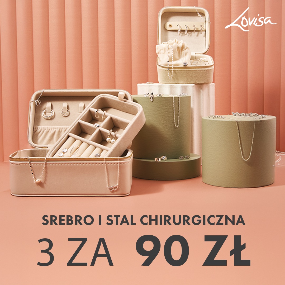 Srebro i stal chirurgiczna 3 za 90 zł