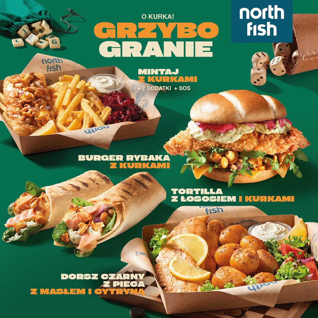 Grzybo Granie – North Fish zaprasza do gry o smak!