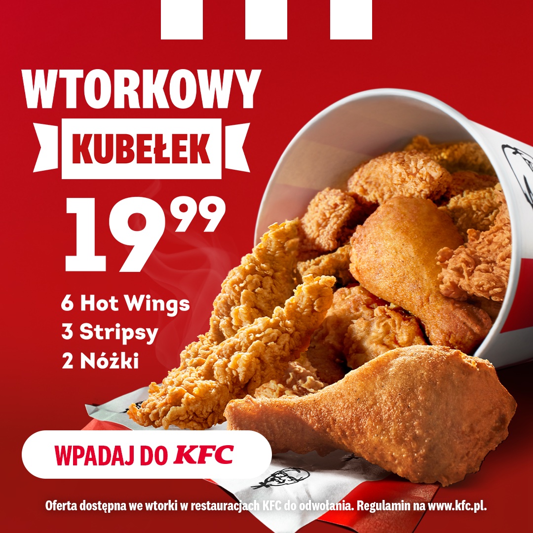 Wtorkowy Kubełek KFC znów dostępny