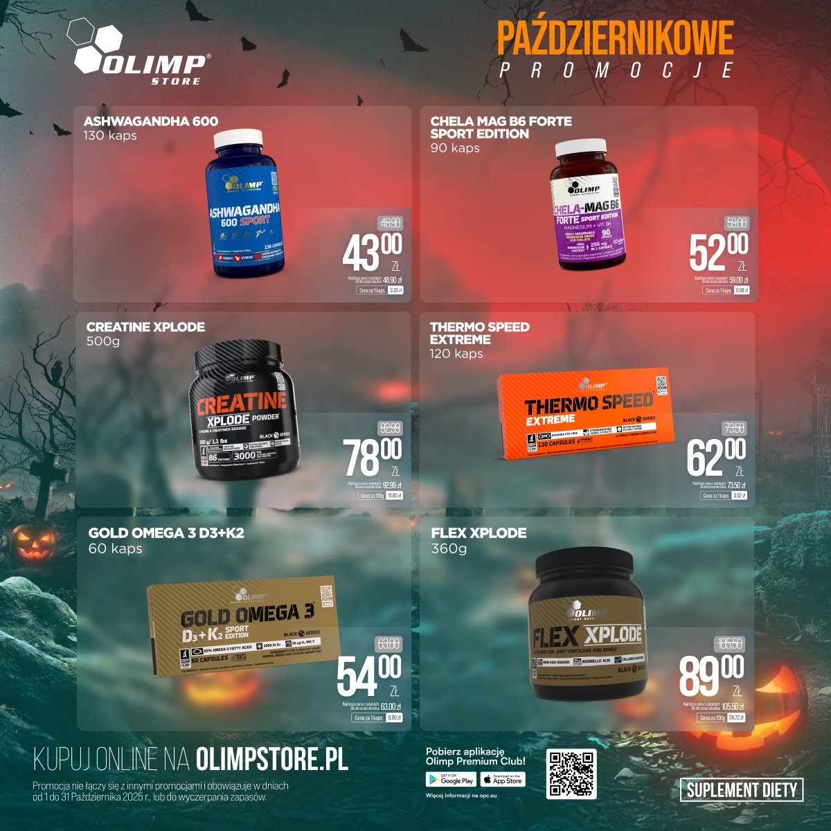 Październikowe Produkty Miesiąca od Olimp