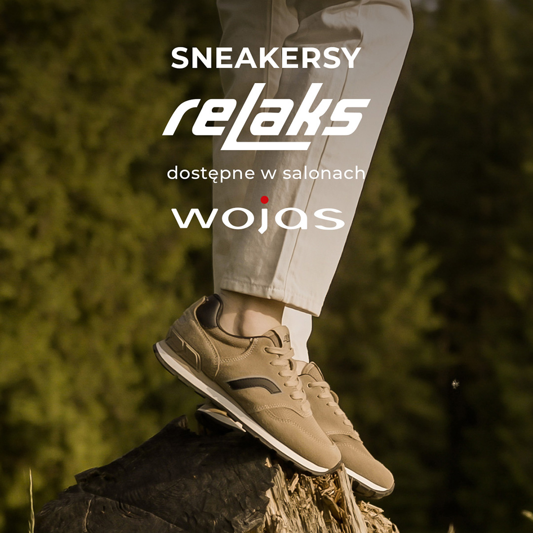 Nowe modele sneakersów RELAKS w salonach Wojas.