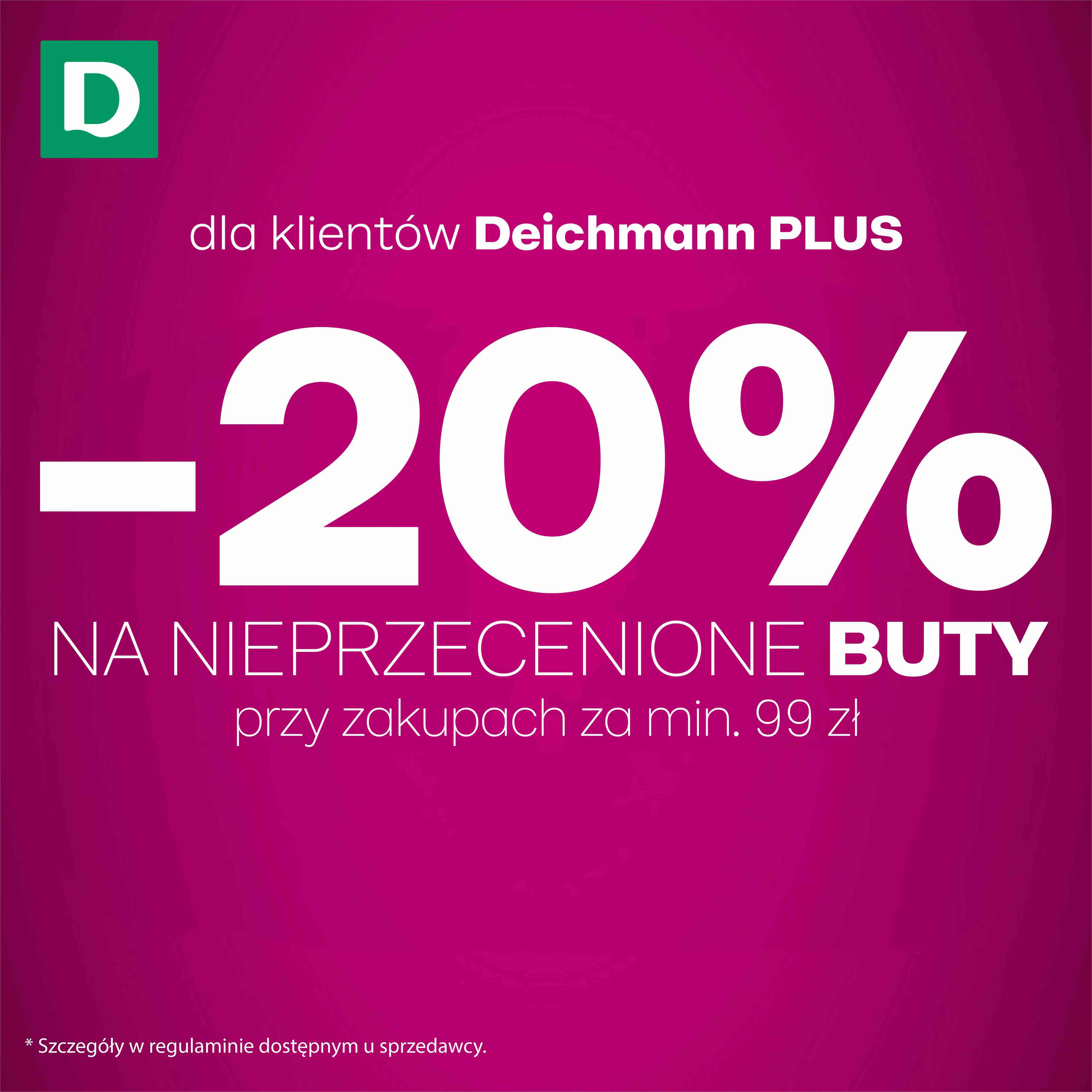 -20% na nieprzecenione buty