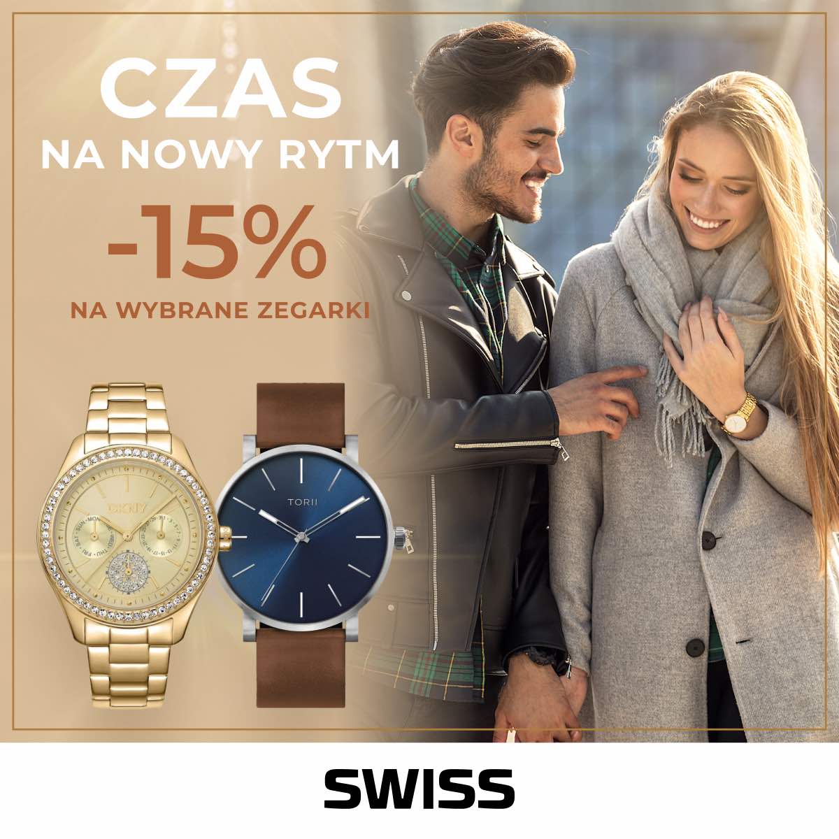 Czas na nowy rytm: -15% na wybrane modele zegarków