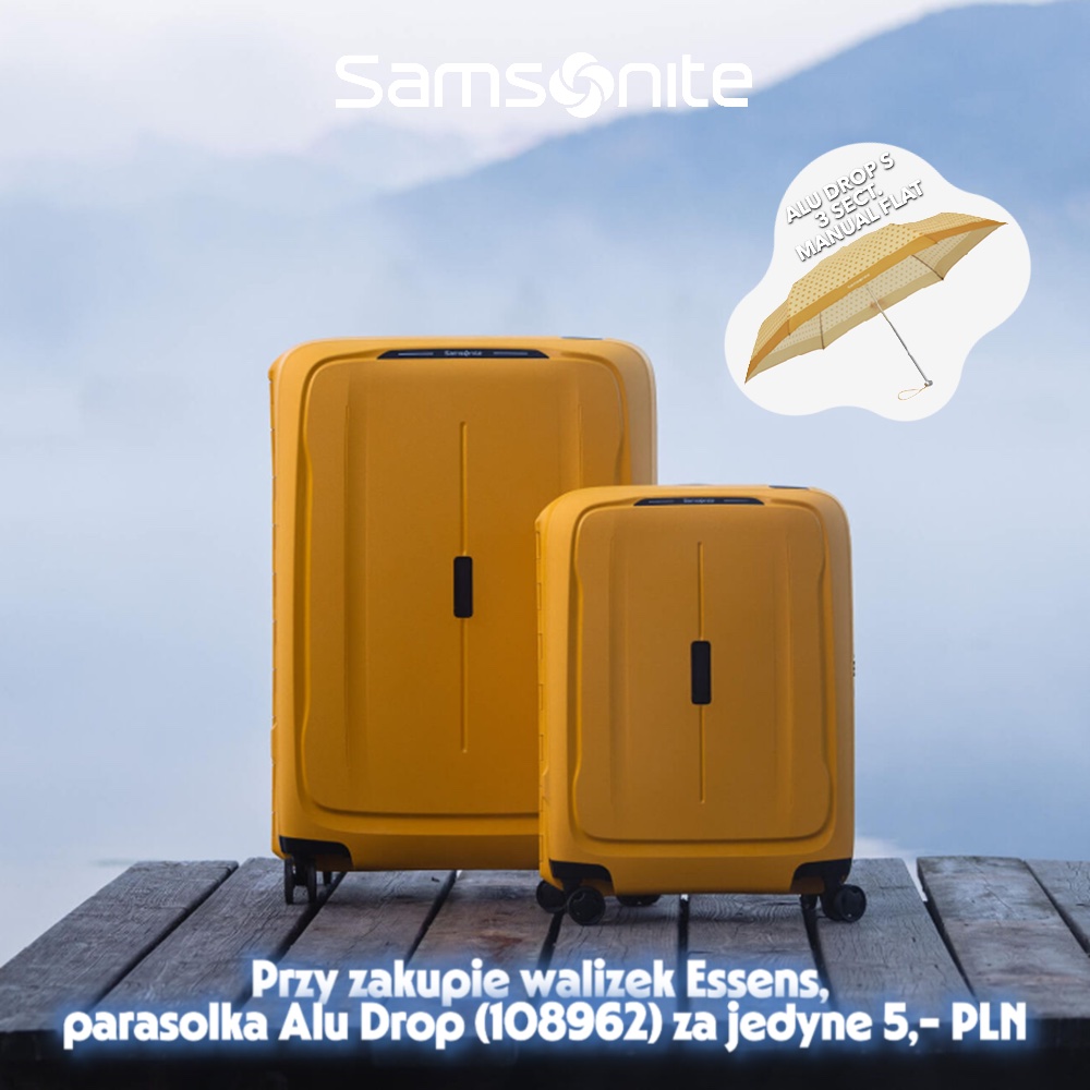 PRZY ZAKUPIE WALIZEK ESSENS PARASOLKA ALU DROP S (108962) ZA 5,- PLN