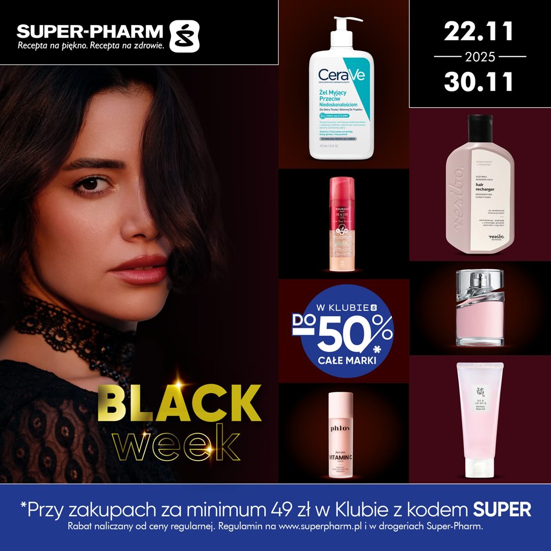 Black Week w drogerii Super-Pharm