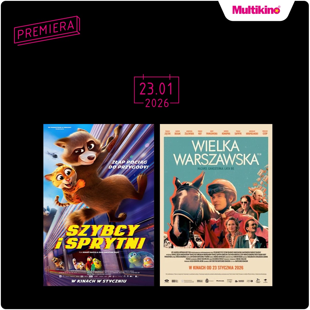 Już w piątek cztery filmy premierowo w Multikinie!