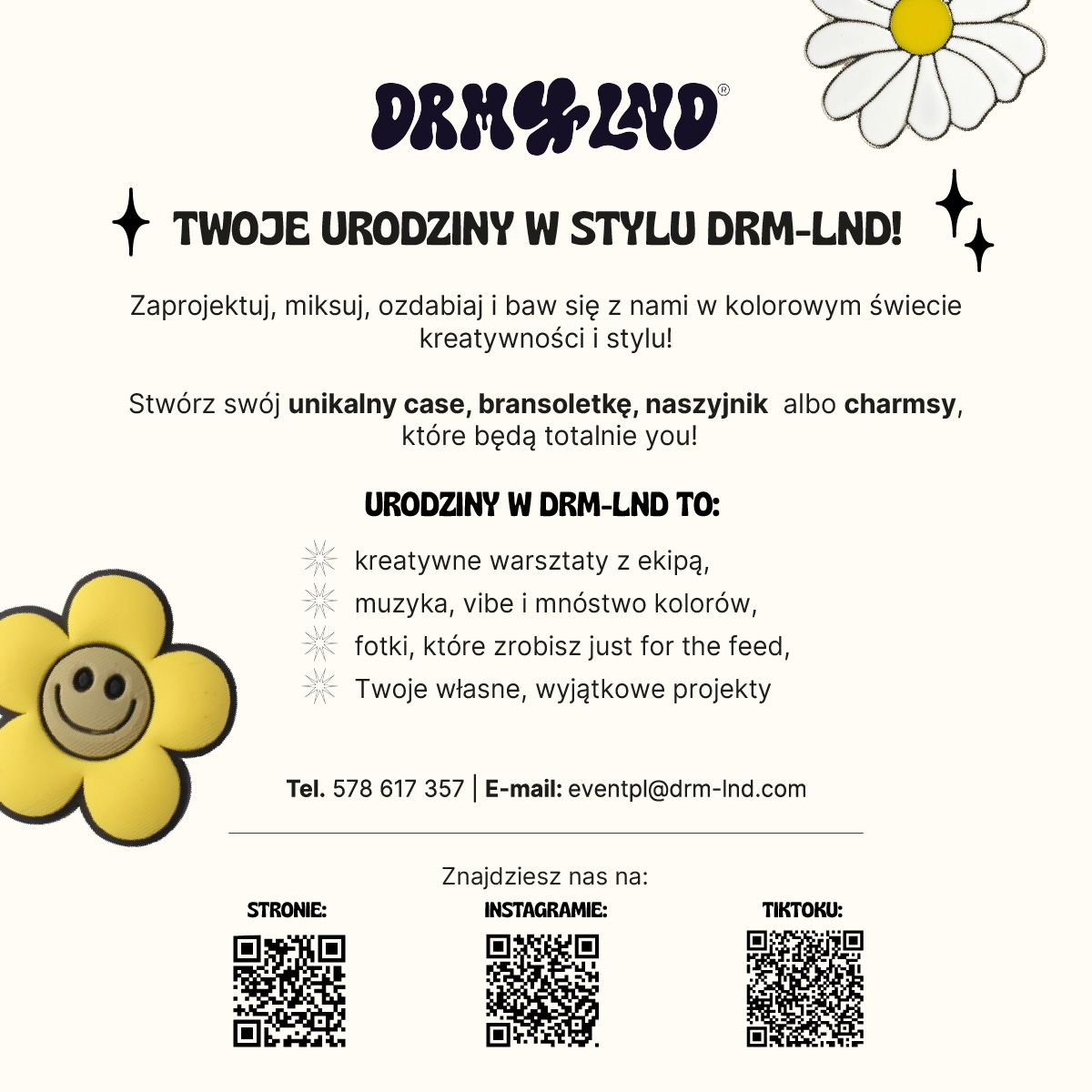 Świętuj swoje urodziny razem z nami w sklepie DRM-LND