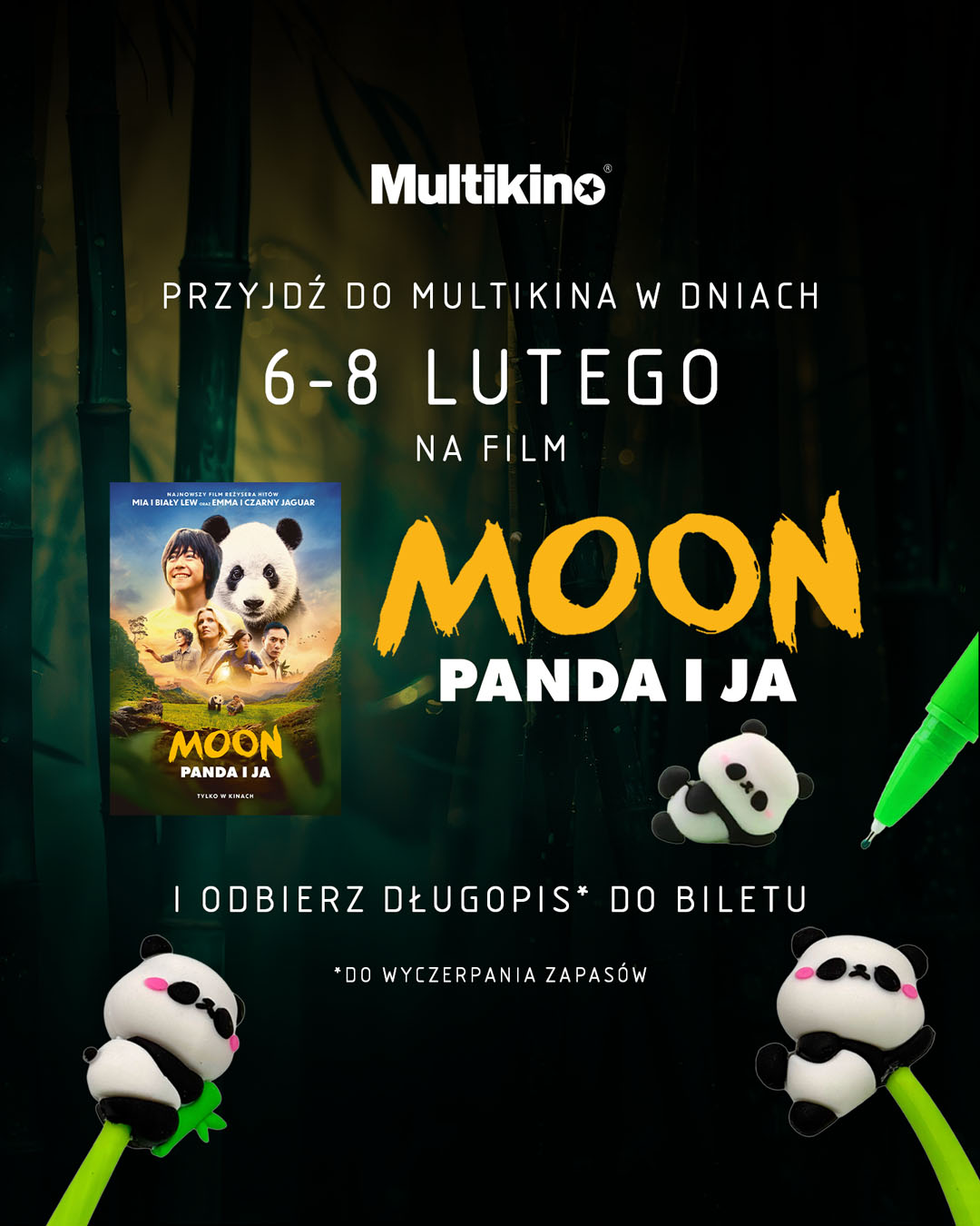 Przyjdź do Multikina i zabierz pandę do domu!