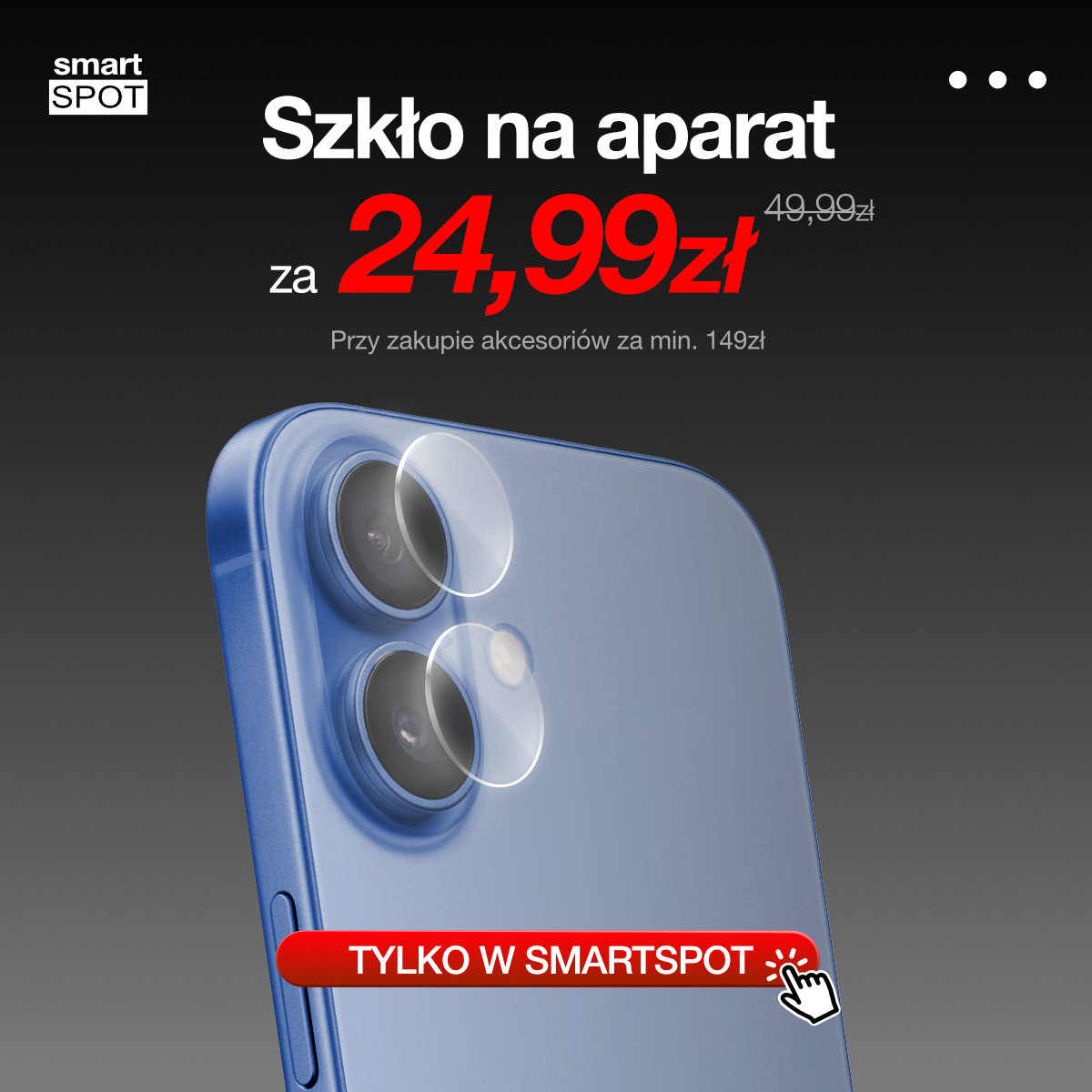 Szkło na aparat w telefonie za pół ceny!