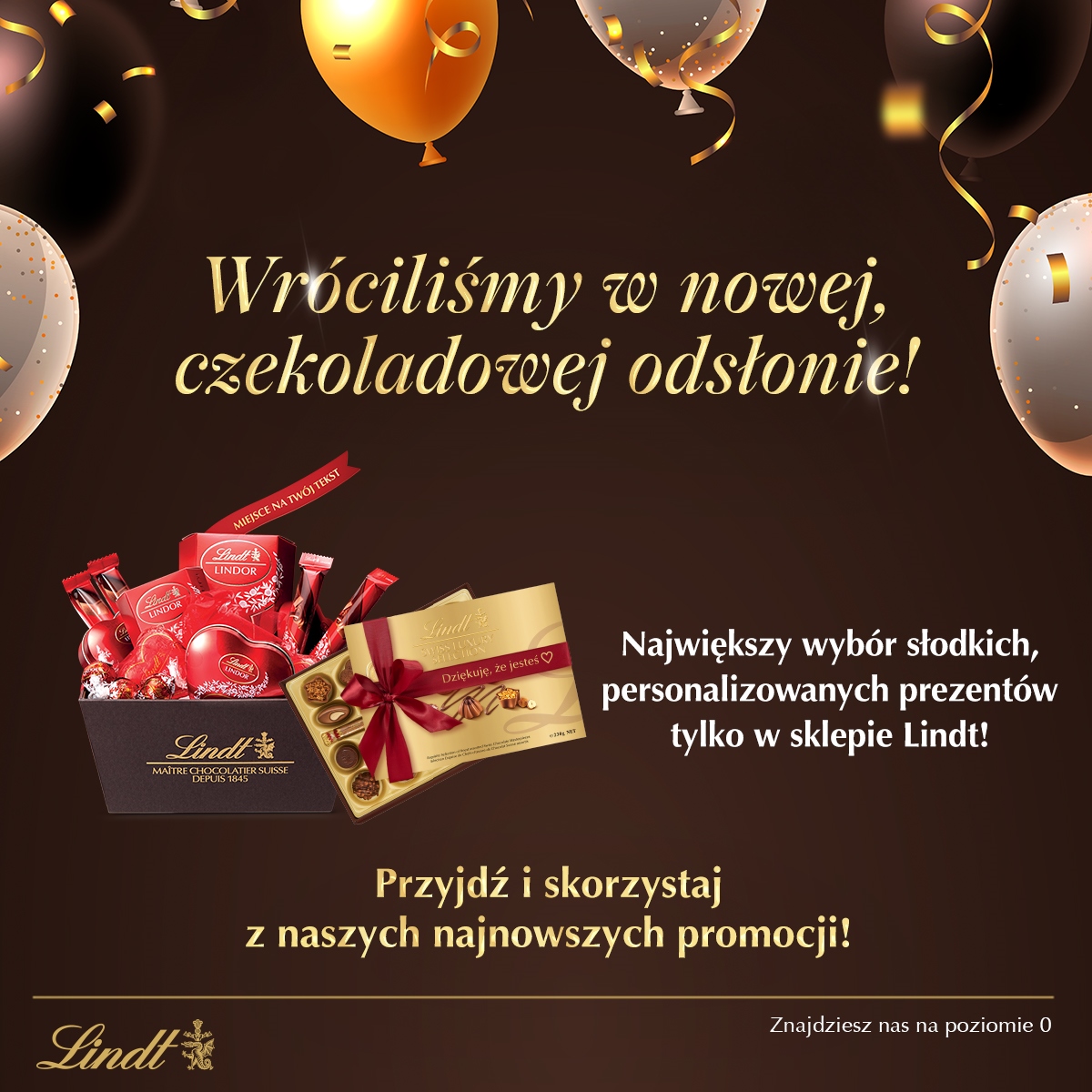 <p>Przyjdź i skorzystaj z najnowszych promocji Lindt.</p>