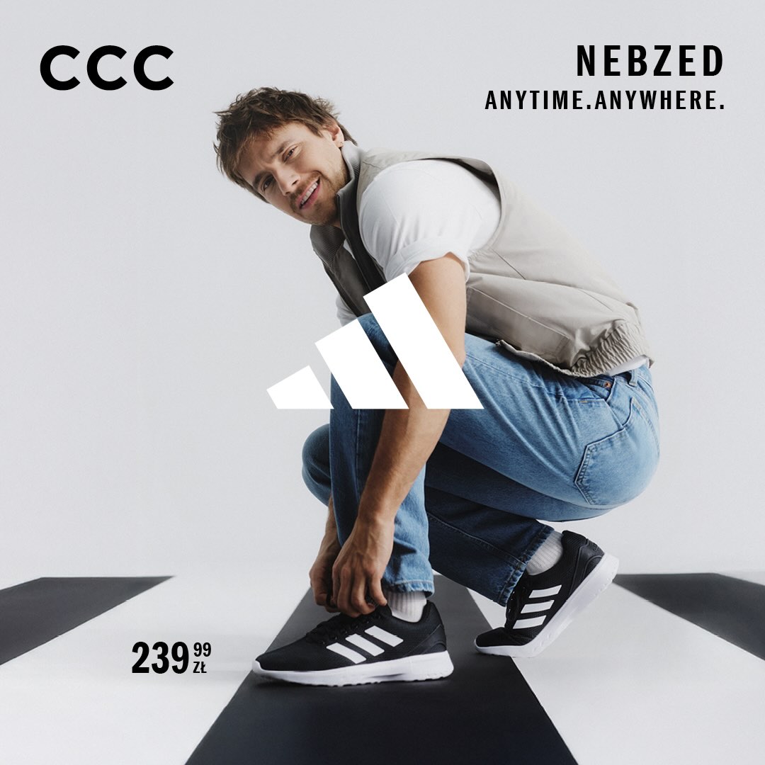 Maciej Musiał gwiazdą najnowszej kampanii adidas Nebzed w CCC!