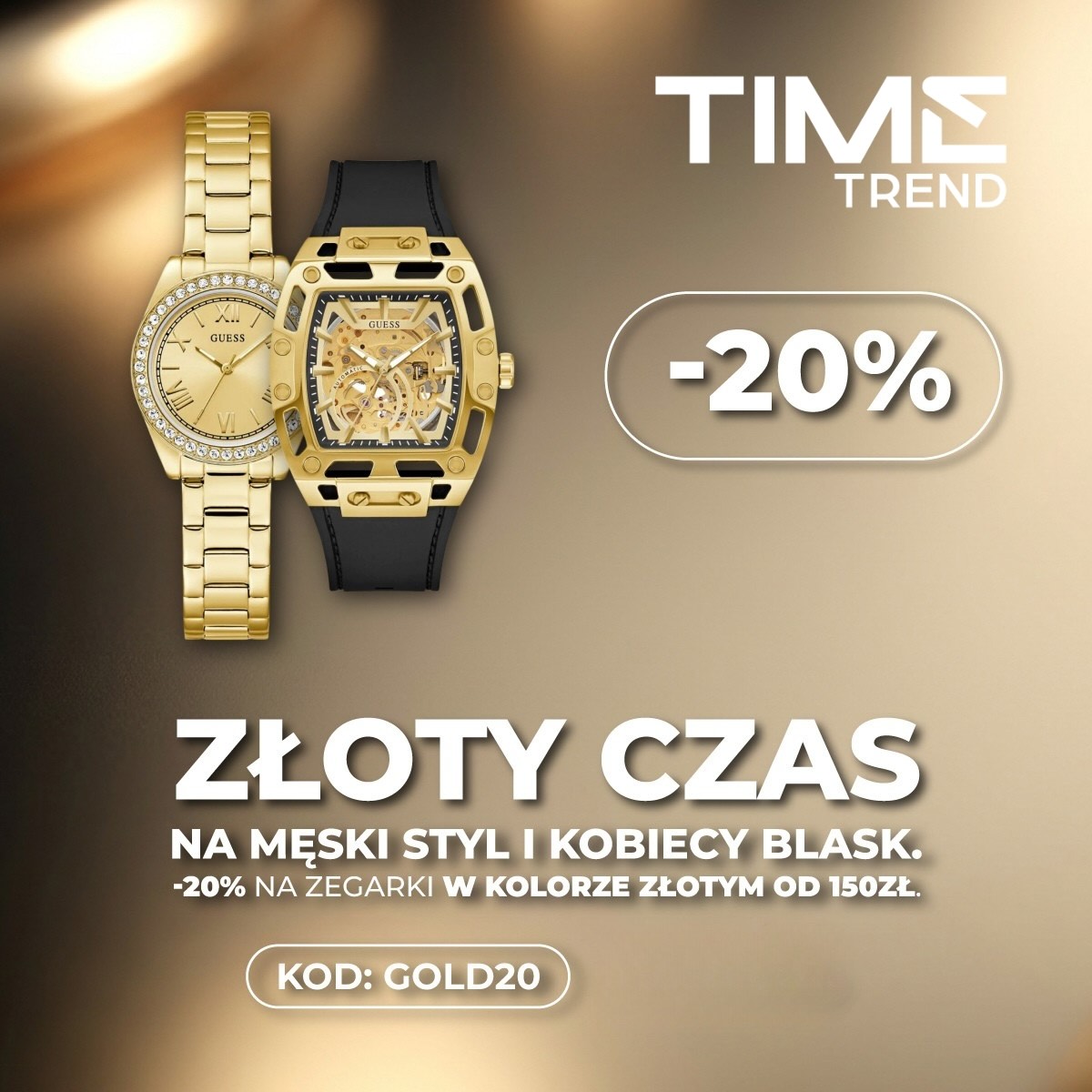 Złoty czas na męski styl i kobiecy blask