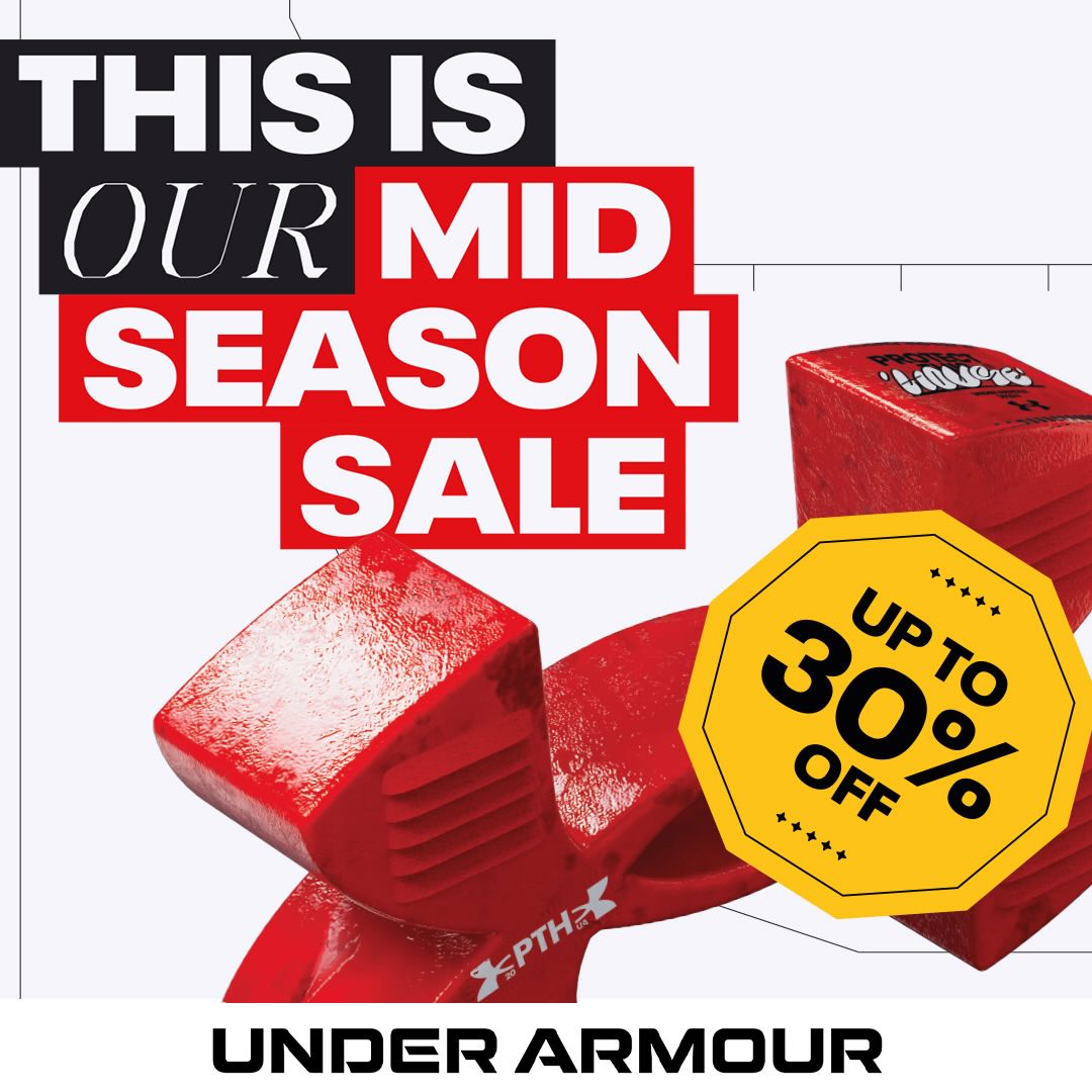 UNDER ARMOUR | MID SEASON SALE UP TO 30%