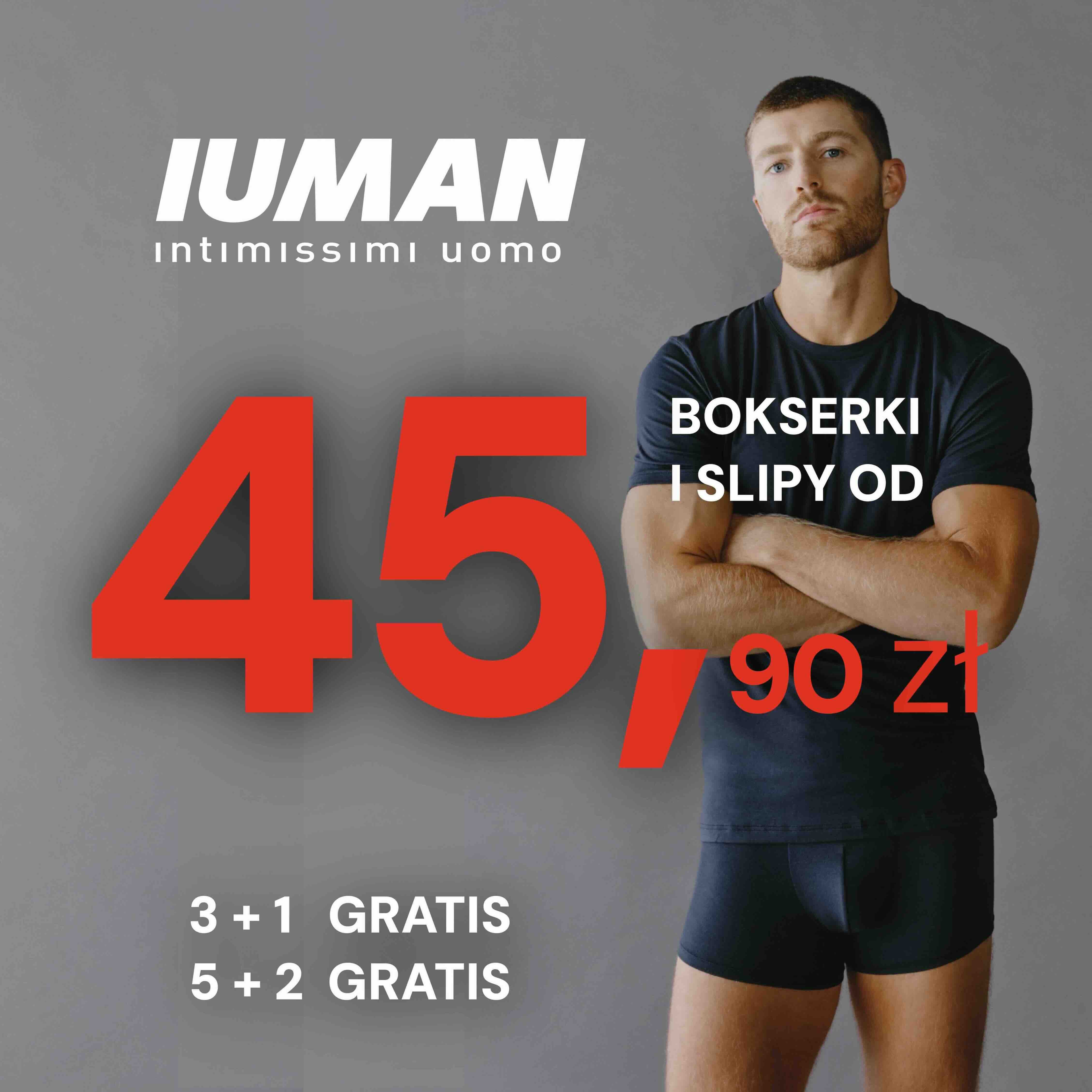 Bielizna i odzież : 3+1 lub 5+2 gratis.