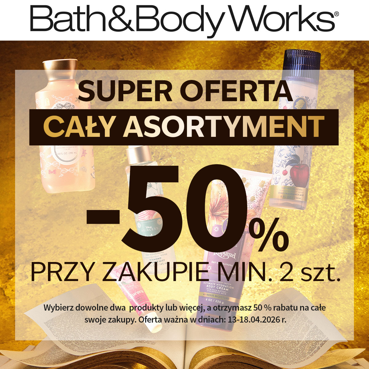 CAŁY ASORTYMENT -50% przy zakupie min. 2 szt.