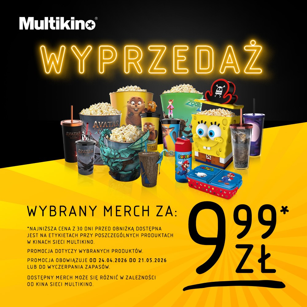 Wielka wyprzedaż merchu filmowego w Multikinie. Kultowe gadżety w rekordowo niskich cenach