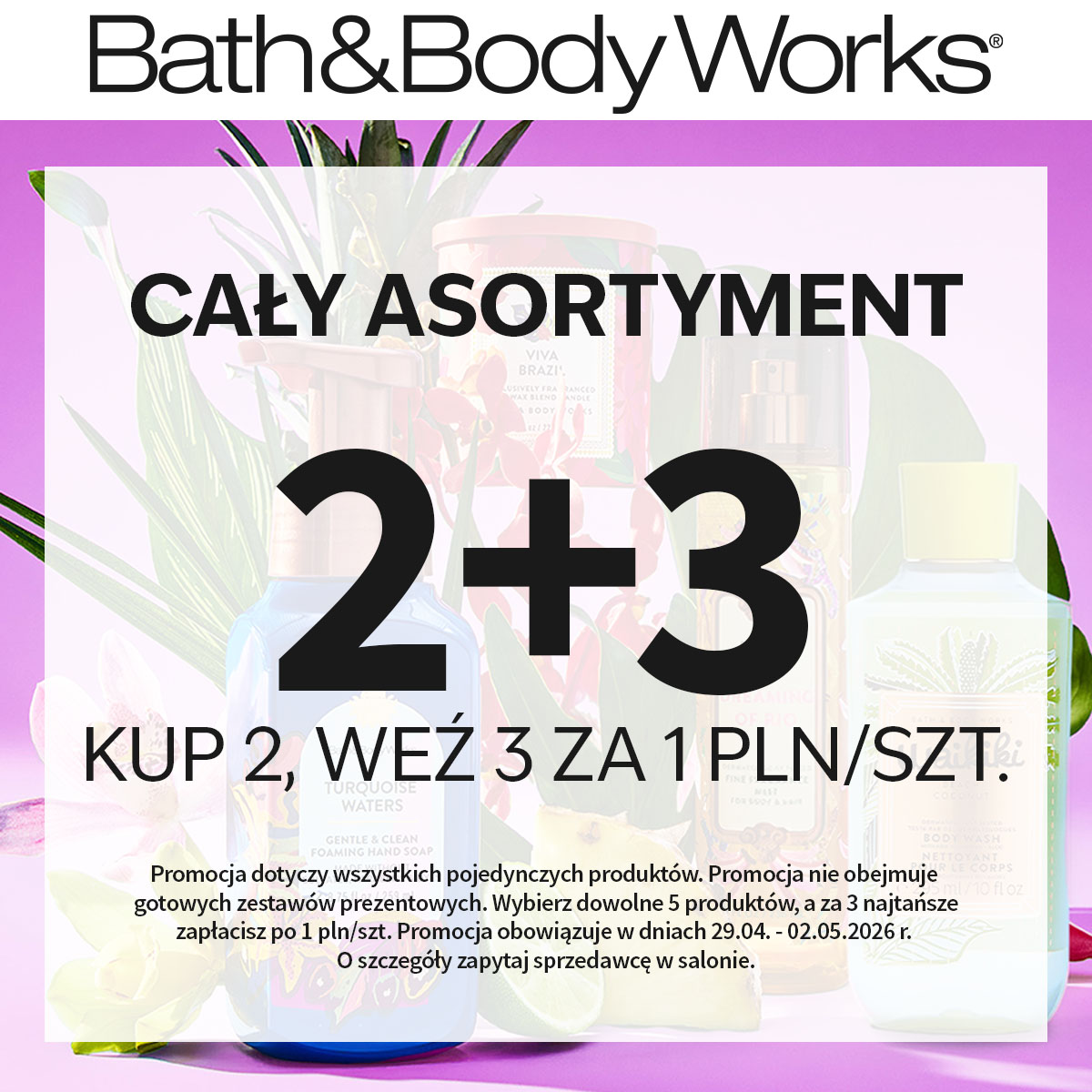 CAŁY ASORTYMENT 2+3 - KUP 2, WEŹ 3 ZA 1 PLN/SZT.