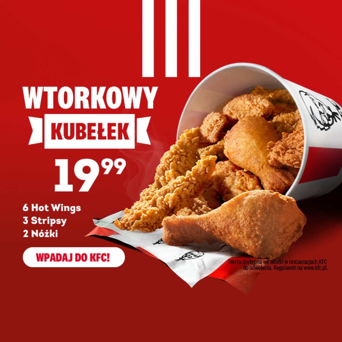 Wtorkowy Kubełek wraca do KFC!