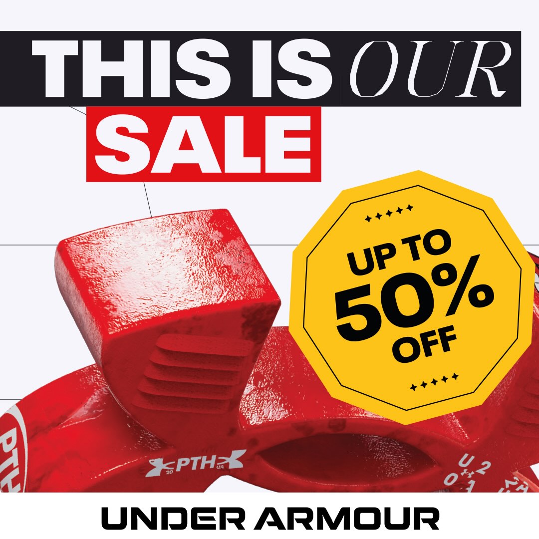 UNDER ARMOUR | SALE UP TO 50%
