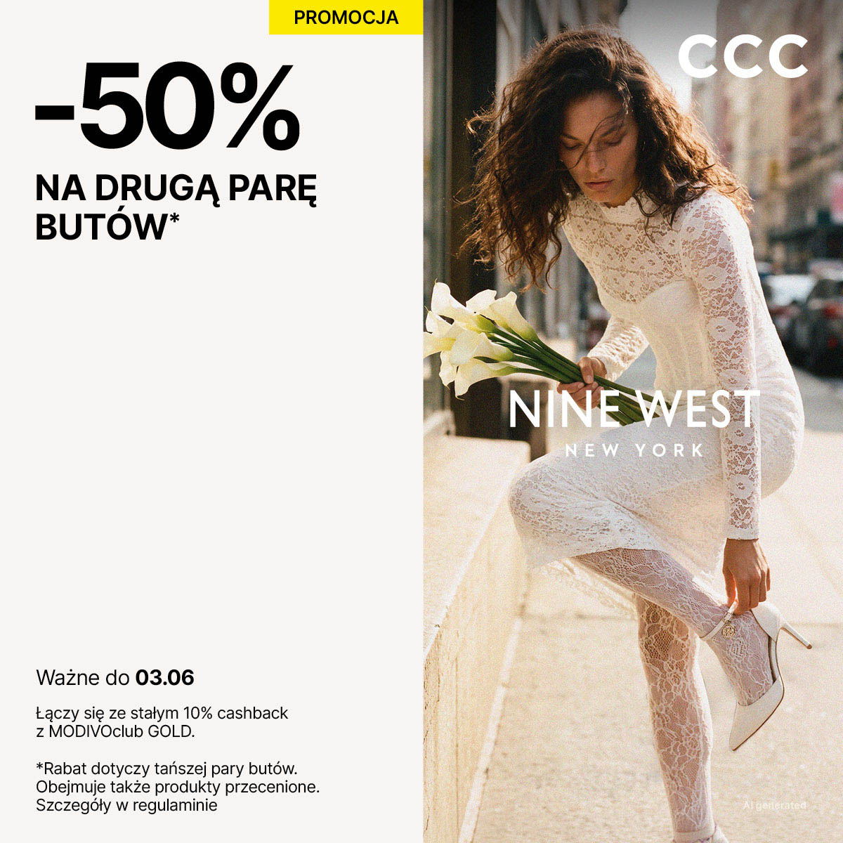 Promocja -50% na drugą parę butów