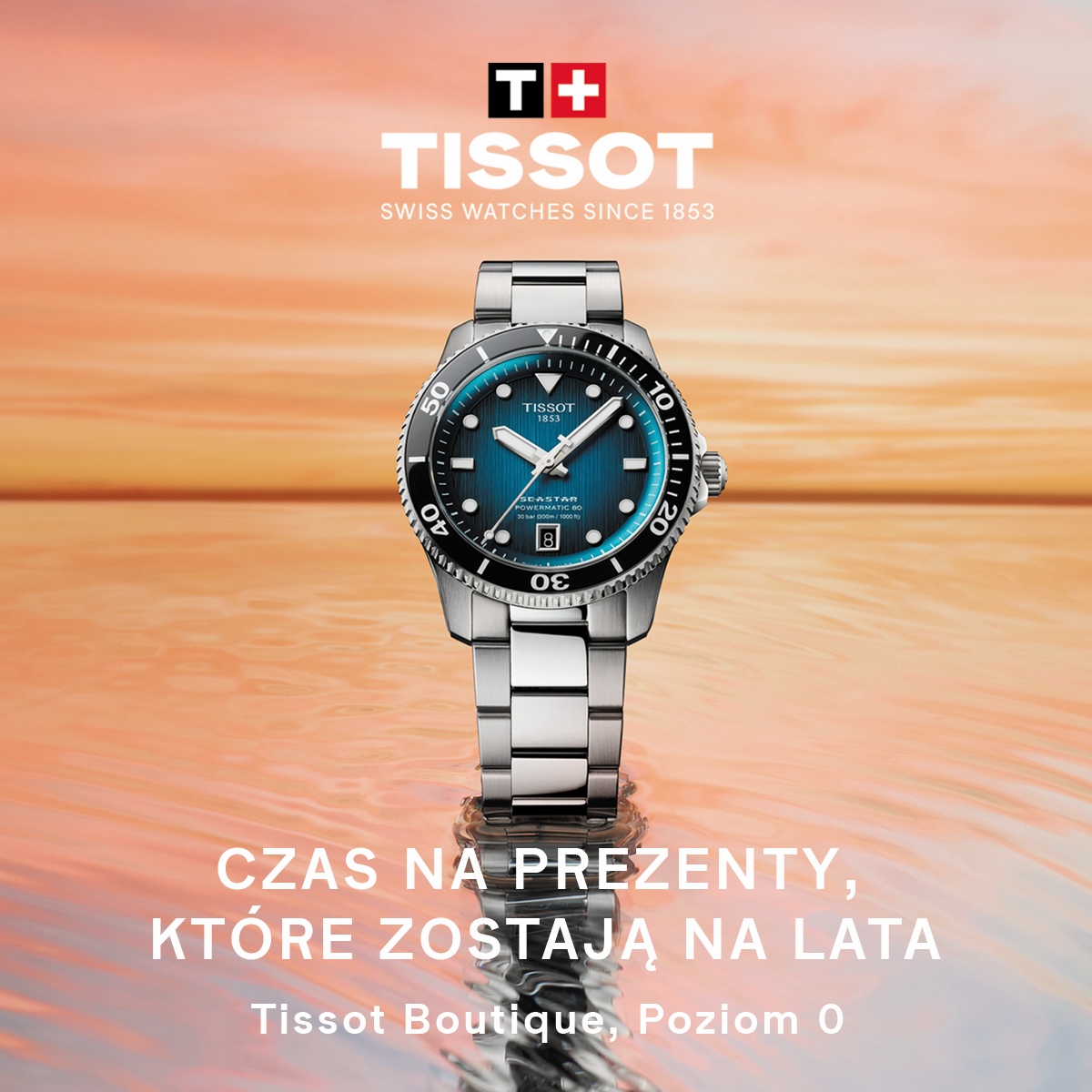 <p>Dzień Taty, zakończenie roku szkolnego, zdana matura czy egzamin ósmoklasisty to wyjątkowe okazje, które warto uczcić prezentem o trwałej wartości. Producent zegarków najwyższej jakości - Tissot zaprasza do swojego butiku, gdzie wśród szwajcarskich zegarków łączących precyzję, styl i ponadczasowy charakter można znaleźć idealny upominek zarówno dla bliskiej osoby, jak i na pamiątkę ważnego życiowego osiągnięcia. Profesjonalni doradcy pomogą dobrać model dopasowany do okazji, osobowości i stylu osoby obdarowywanej.</p>