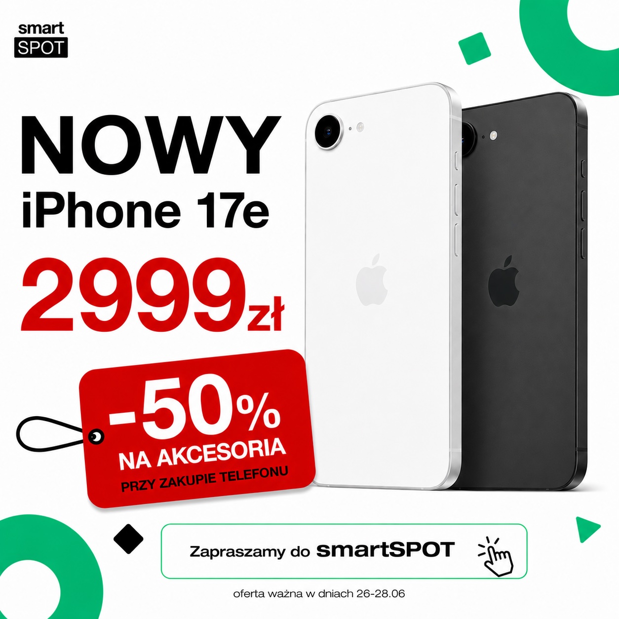 iPhone 17e już od 2999zł i akcesoria 50% taniej!