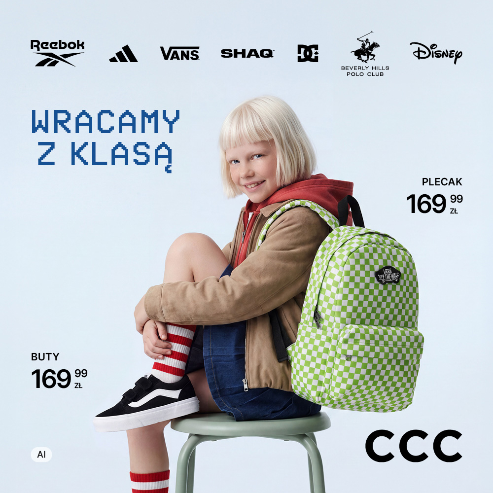 Back to School z CCC. Styl, wygoda i sprawdzona jakość na każdy szkolny dzień!