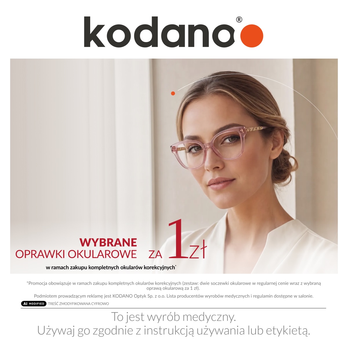 WYBRANE oprawki okularowe za 1 zł!