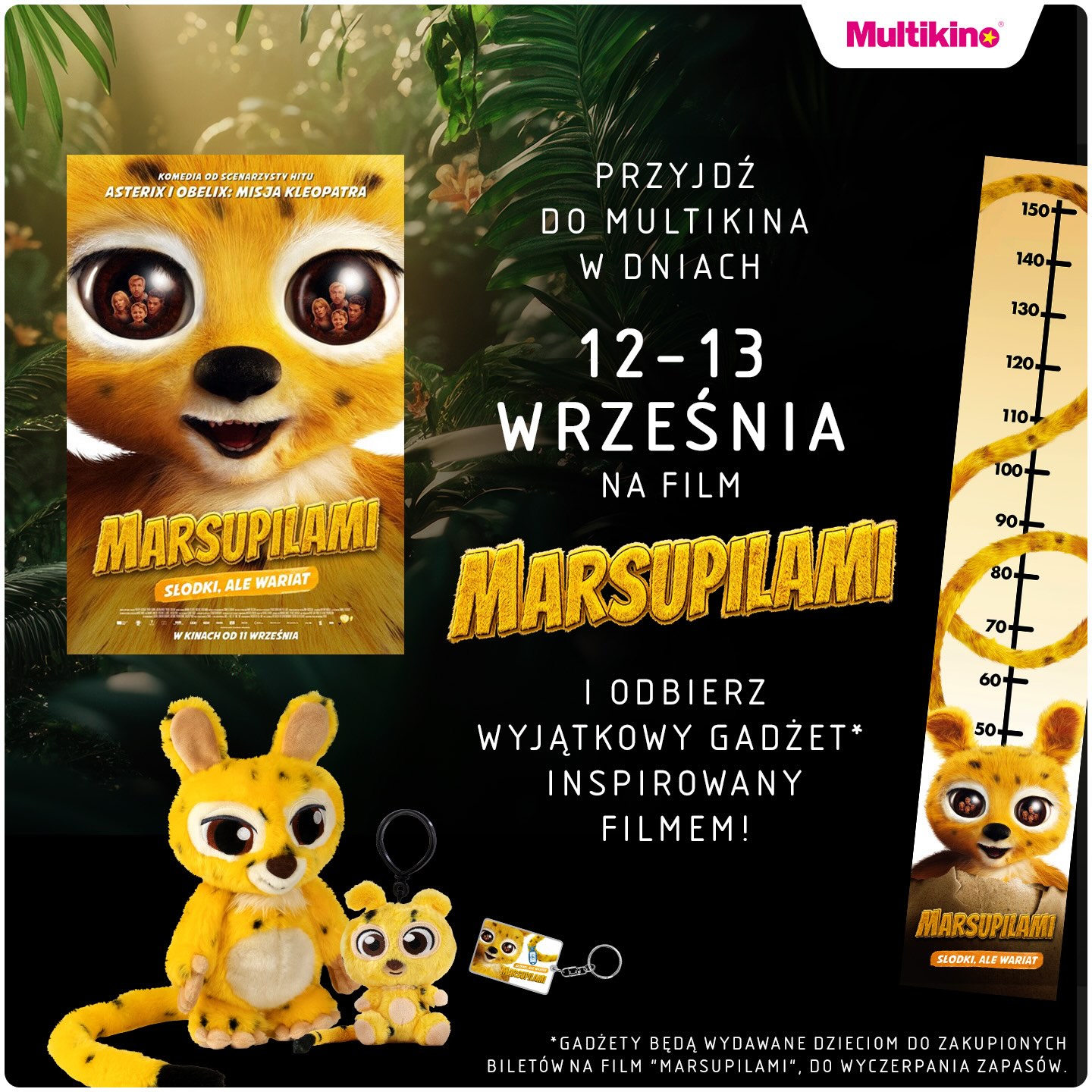 Przyjdź do Multikina na „Marsupilami”. Zabierz gadżet do domu