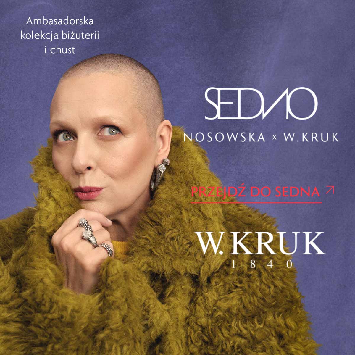 Przejdź do SEDNA.  Nowa autorska kolekcja biżuterii i chust NOSOWSKA X W.KRUK